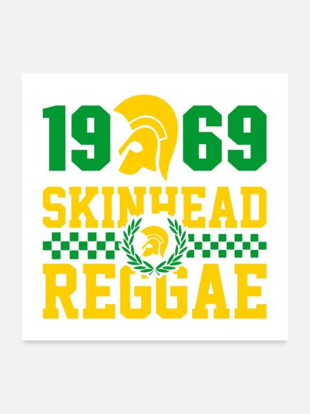 1969 Skinhead Reggae - Poster 24x24 - white - Front