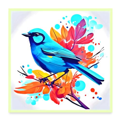 Bluebird's Bliss Art - Poster 24x24