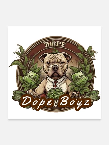 Pittbull Gangster Collection - Poster 24x24 - white - Front
