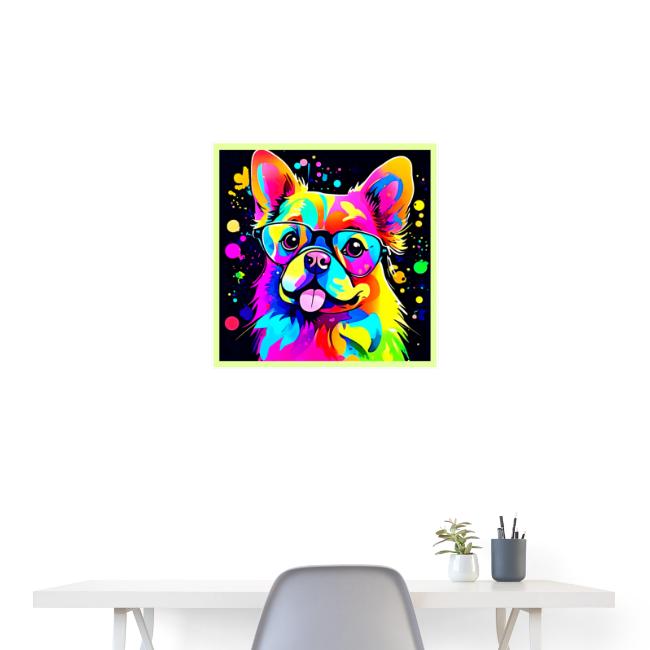 Vivid Canine Vibes Design
