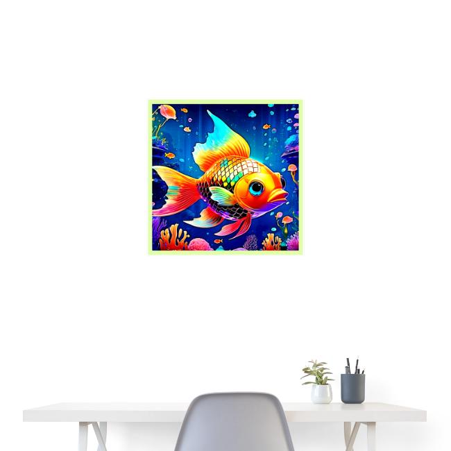 Rainbow Ocean Reef Fish Design