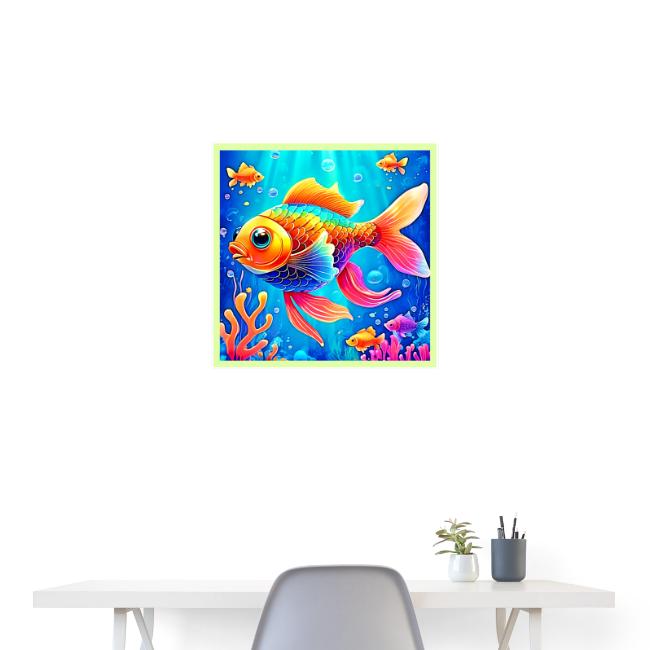 Colorful Aquarium Fish Art