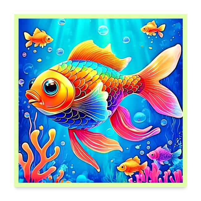 Colorful Aquarium Fish Art