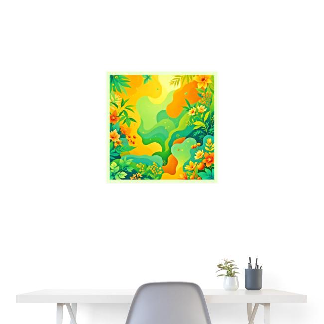 Tropical Foliage Abstract