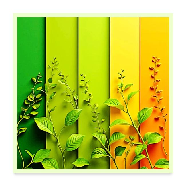 Modern Color Block Nature