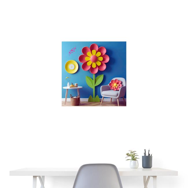 Flower design and harmony of environmental well-be