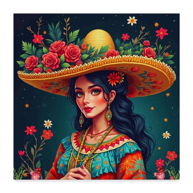 Mexican Design, Regional Mexican Charro Woman