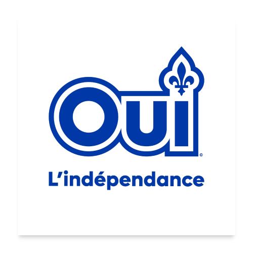 OUI Québec L'indépendance - Poster 24 x 24 po