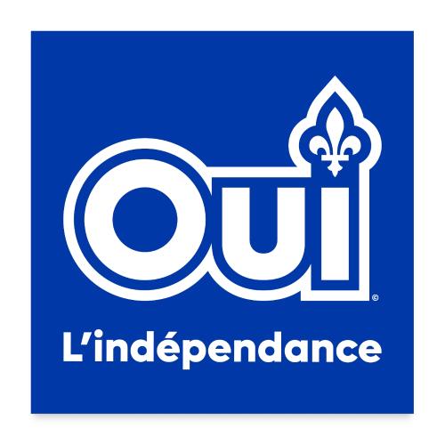 OUI Québec L'Indépendance - Poster 24 x 24 po