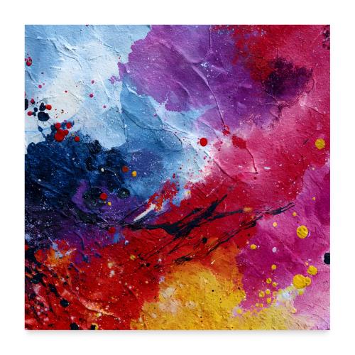 Abstract Art: Chromatic Clash - Poster 24x24