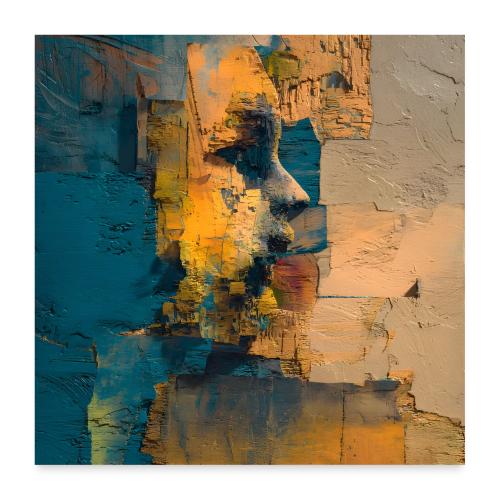 Abstract Art: Hidden in Texture - Poster 24x24