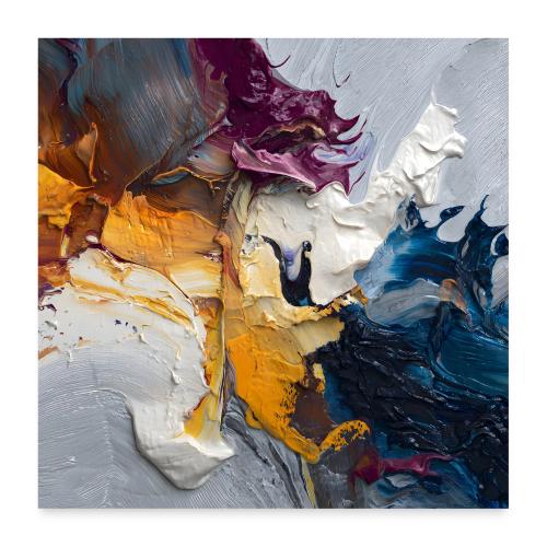 Abstract Art: Bold Layers - Poster 24x24