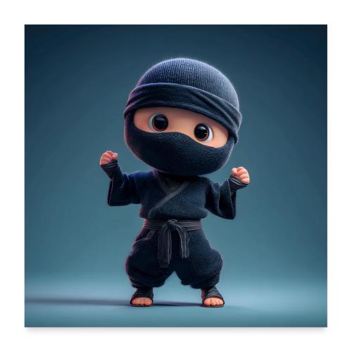 Little Ninja in Action - Poster 24x24