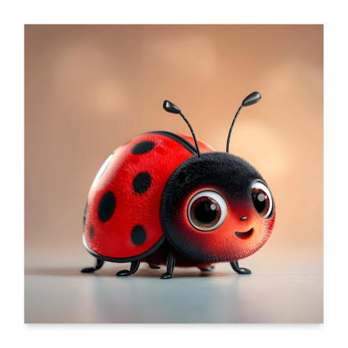 Joyful Ladybug - Poster 24x24