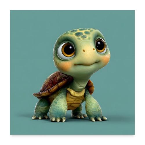 Happy Turtle Friend - Poster 24x24