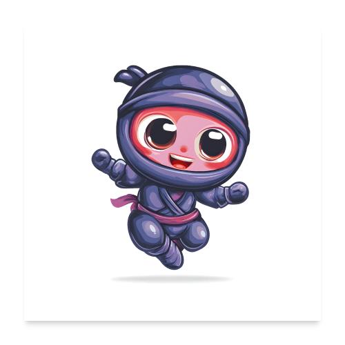 Jumping Ninja Spirit - Poster 24x24