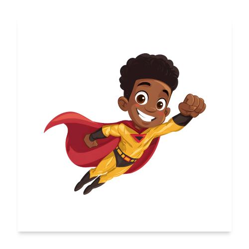 Hero in Flight - Poster 24x24