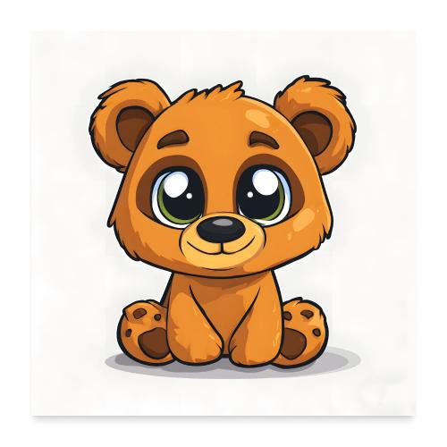 Innocent Baby Bear - Poster 24x24