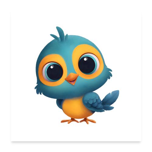 Bright Baby Bird - Poster 24x24