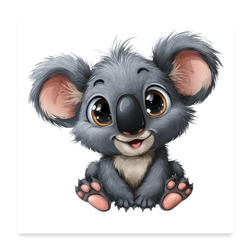 Gentle Baby Koala - Poster 24x24