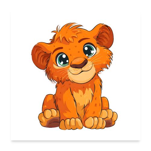 Little Lion Cub - Poster 24x24