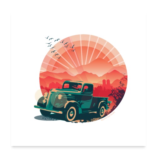 Old Truck - Poster 24x24
