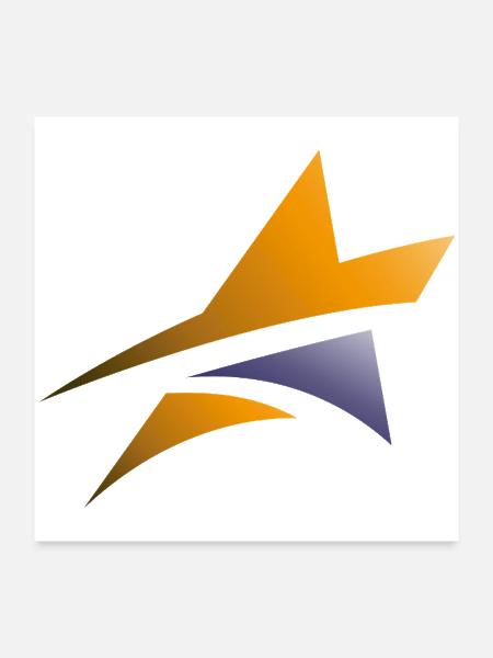 Star Motion - Poster 24x24 - white - Front