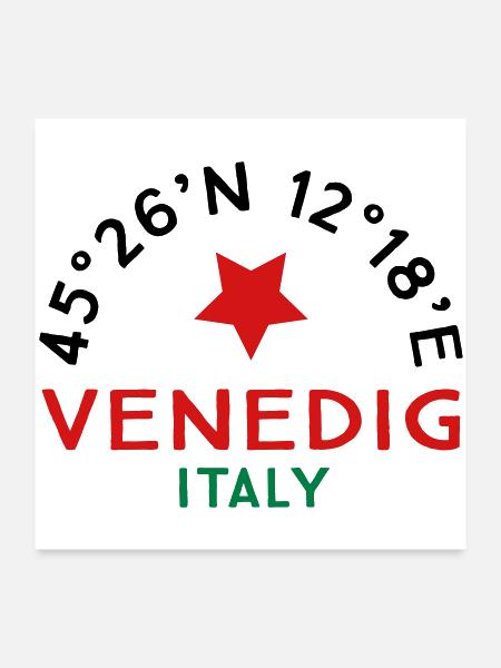 Venice - Poster 24x24 - white - Front