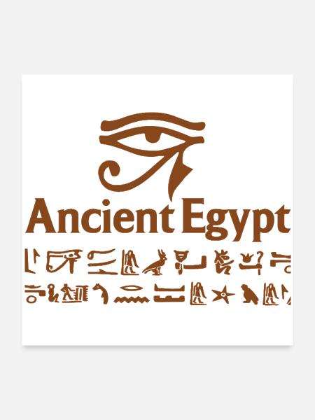 Ancient Egypt - Poster 24x24 - white - Front