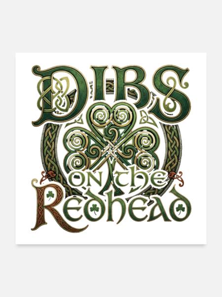 DUB on the Rehead - Poster 24x24 - white - Front