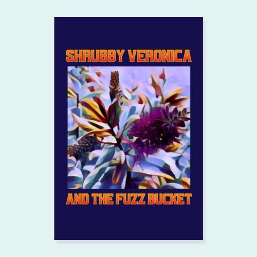 Shrubby Veronica Poster - Poster 8x12