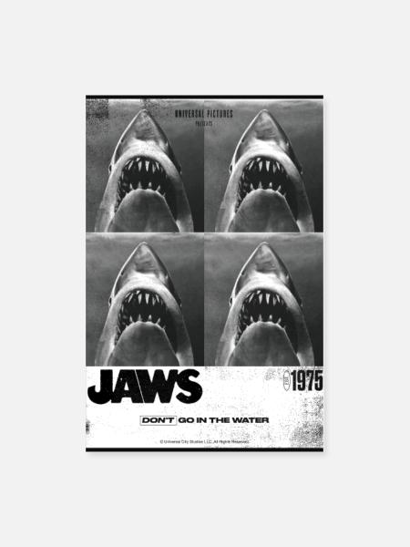 Jaws Don´t Go In The Water - Poster 8x12 - white