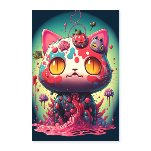 Cats Are Liquid - Fruit Soup - Poster 8x12