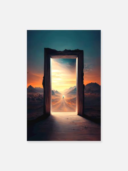 Concentration and Mindset Poster for relaxation - Poster 8x12 - white - Front