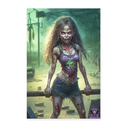 Zombie Kid Playground G01: Zombies Everyday Life - Poster 8x12