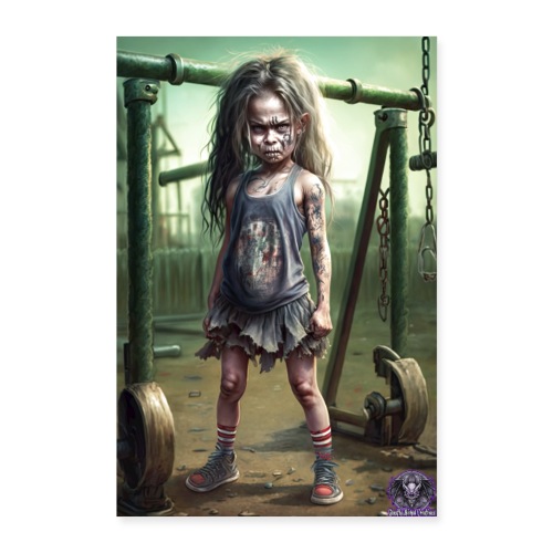 Zombie Kid Playground G05: Zombies Everyday Life - Poster 8x12