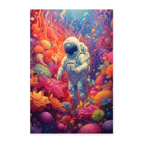Astronaut Lost - Poster 8x12