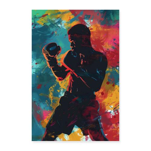 Boxing Warrior poster - Poster 8x12