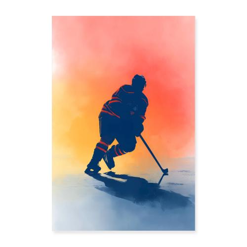 Hockey Intensity - Poster 8x12
