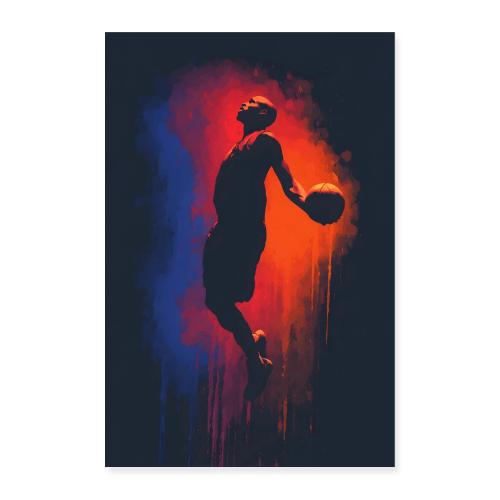 Basketball Elevation - Poster 8x12
