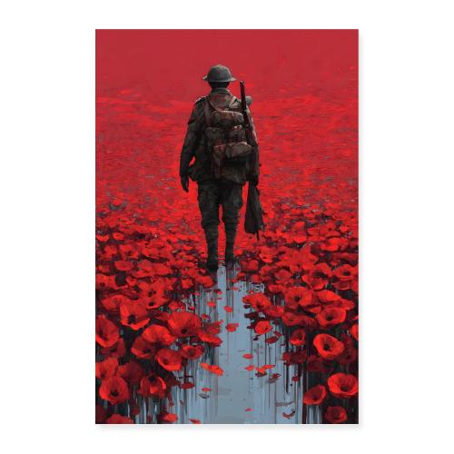 Remembrance Day: Field of Reflection - Poster 8x12