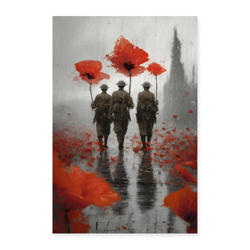 Remembrance Day: Sheltered by Sacrifice - Poster 8x12