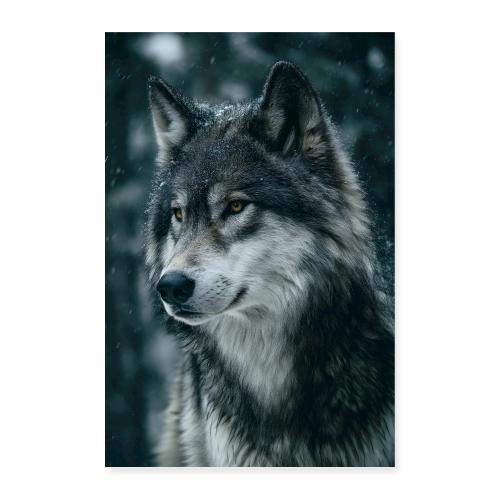 Wolf: Lupine Gaze - Poster 8x12