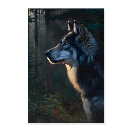 Wolf: Forest Watcher - Poster 8x12