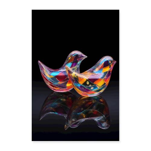 Colorful Companions - Poster 8x12