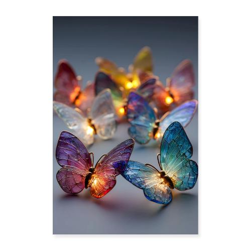 Butterflies: Glass Wings - Poster 8x12