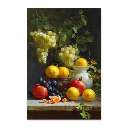 Digital Painting: Fruit mix - Poster 8x12
