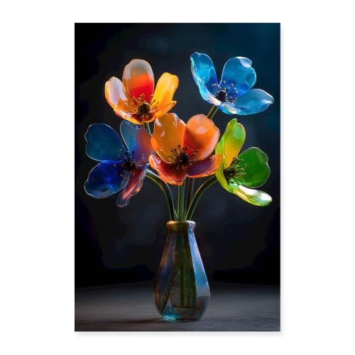 Glass Bloom - Poster 8x12