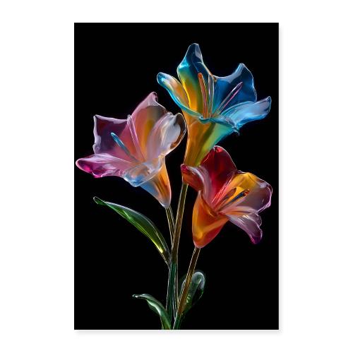 Petals of Light - Poster 8x12