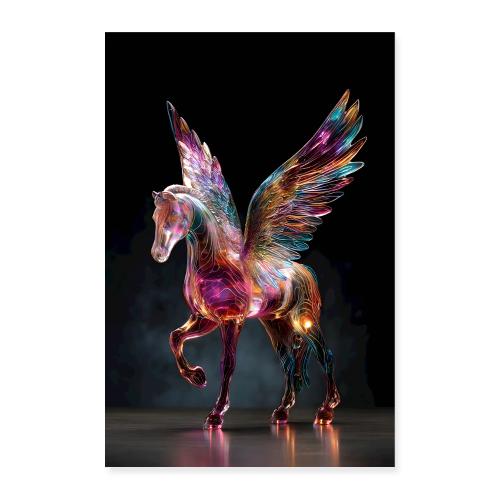 Pegasus: Myth in Glass - Poster 8x12